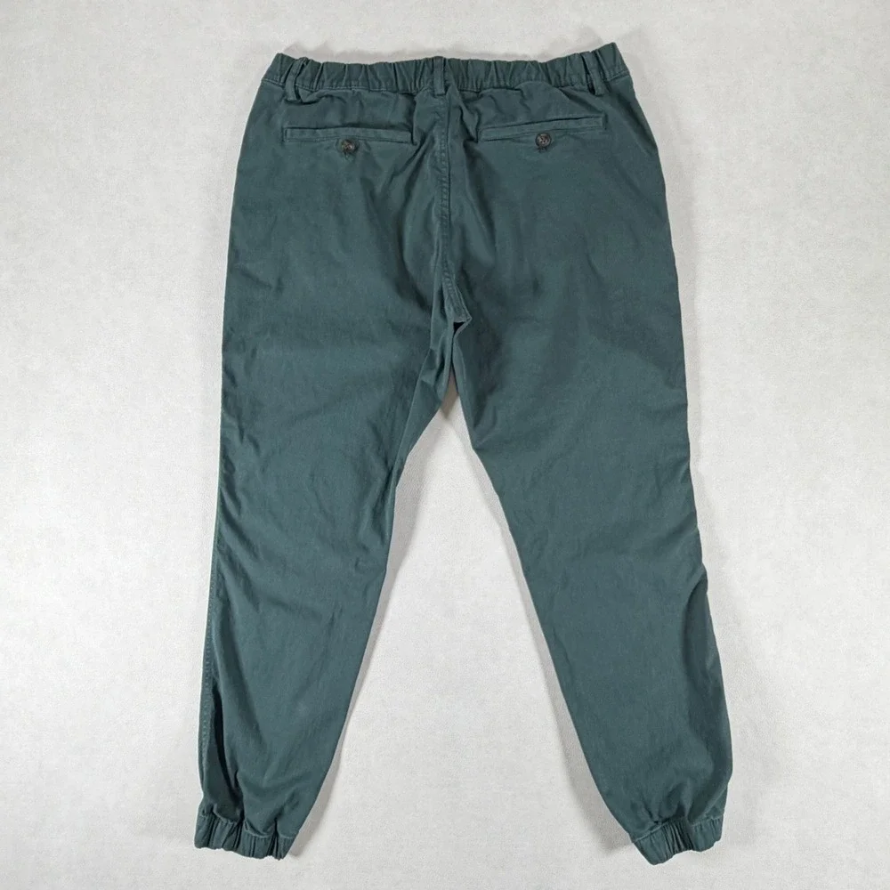 Bearbottom Clothing Mens XL Forest Green Cotton Spandex Jogger Pants